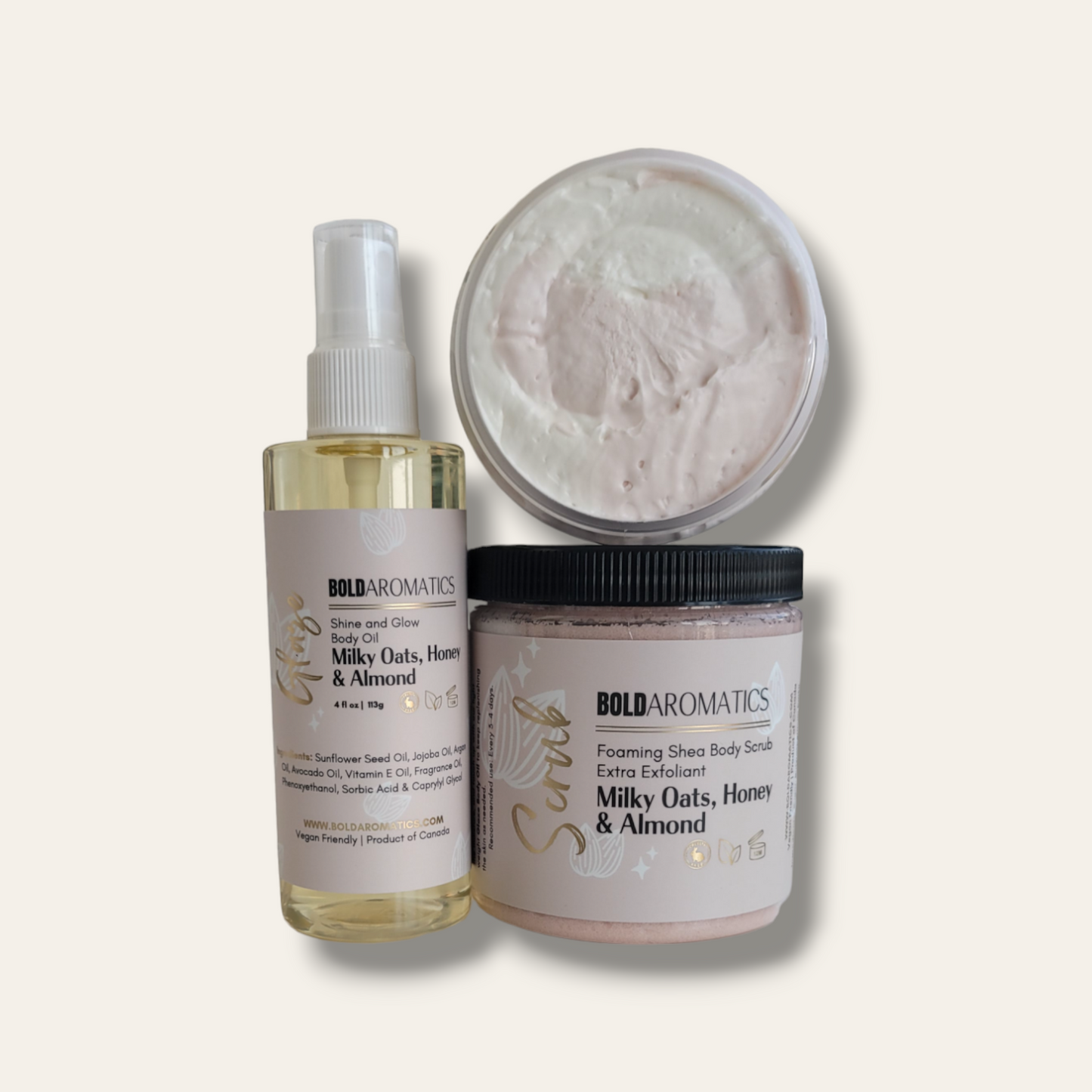 Milky Oats Honey and Almonds - Body Bundle