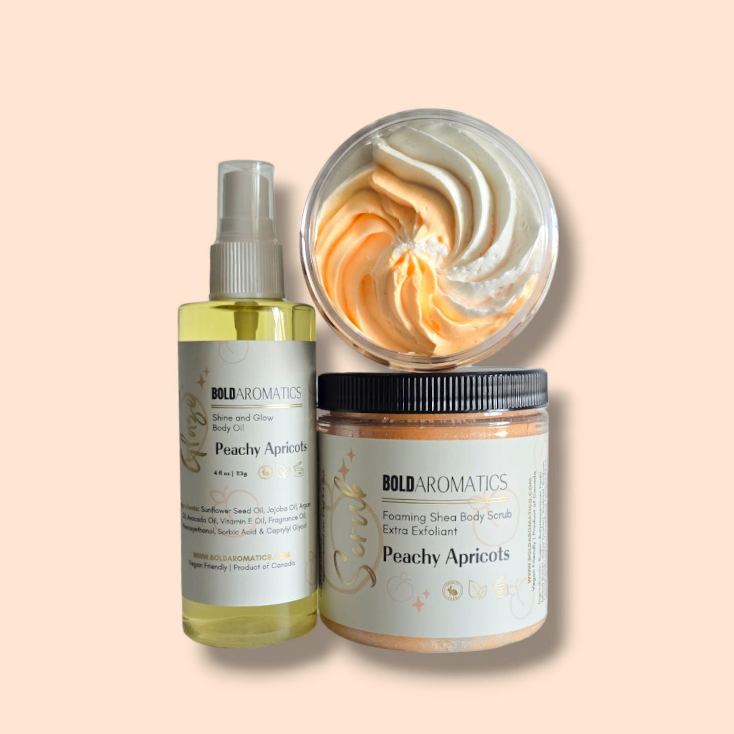 Peachy Apricots - Body Bundle